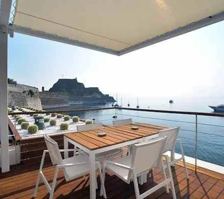 Corfu Old Town Akis Liston Square Area *